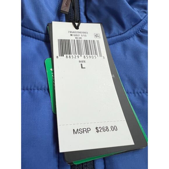 RLX Ralph Lauren Golf Jacket Quilted Hooded Wool Blend Men's Size L Nwt - Picture 4 of 16